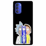 Husa compatibila cu Motorola Moto G51 5G Silicon Gel Tpu Model Rick And Morty Connected