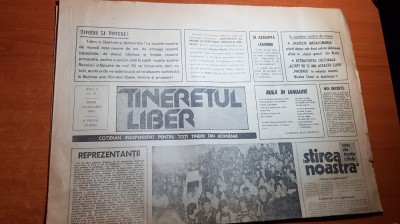 ziarul tineretul liber 16 ianuarie 1990 foto