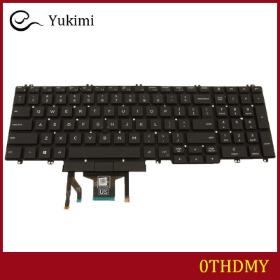 Tastatura pentru DELL Latitude 5510 5511 Precision 3550 3551 versiunea cu Backlight 0THDMY foto