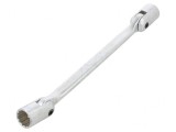 Cheie tubulară cu articulație 17mm/19mm oțel crom-vanadium