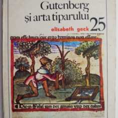 Gutenberg si arta tiparului – Elisabeth Geck