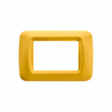 Placa ornament TOP SYSTEM - tehnopolimer gloss finish - 3 module- CORN YELLOW - SYSTEM