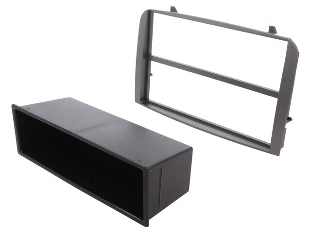 Cadru Radio Alfa Romeo Negru 2 ISO