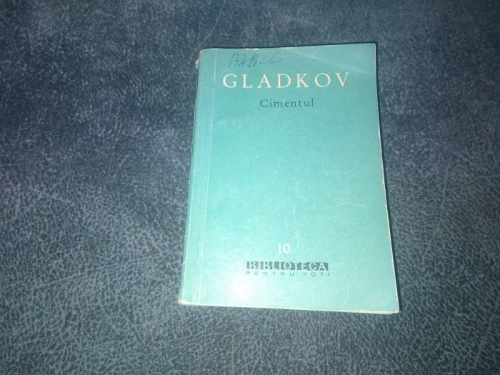 GLADKOV - CIMENTUL