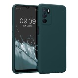 Husa Kwmobile pentru OPPO A16/A16s, Silicon, Verde, 57572.57, Carcasa