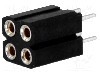 Conector 4 pini, seria {{Serie conector}}, pas pini 2.54mm, CONNFLY - DS1002-03-2*2131 foto