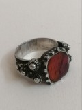 Inel argint vintage bizantin 2