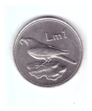 Moneda Malta 1 lira 1986, stare foarte buna, curata