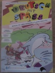 DEUTSCH MIT SPASS. MANUAL DE LIMBA GERMANA (L1) PENTRU CLASA A V-A-AURELIA CALUGARITA, CORNELIA DANCIU, MON-232578