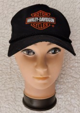 SAPCA NEAGRA BARBATI 100% BUMBAC LOGO BRODAT FIRMA HARLEY-DAVIDSON foto