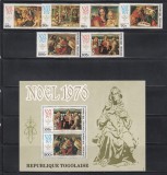 Togo 1976 - Crăciun - Picturi, Serie + Pa + Colita, SET COMPLET, MNH, Nestampilat