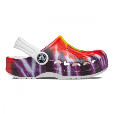 Saboti Crocs Baya Tie-Dye Graphic Clog Kids Multicolor - Multi foto