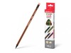 Creion Grafit Triunghiular cu Guma Vivo HB, 12 Bucati/Cutie, Ergonomic, Lemn Selectat, Mina 2.2mm, Guma TPR Fara PVC