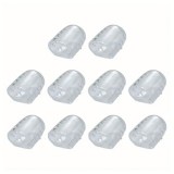 Cumpara ieftin Set 10 protectii din silicon pentru degetele de la picioare si maini, transparente, capace gel pentru reducerea frecarii, bataturilor si presiunii
