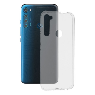 Husa silicon Motorola One Fusion Plus Transparent foto