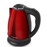 Fierbator electric, ESPERANZA, Inox/Plastic, 1.8l, Rosu