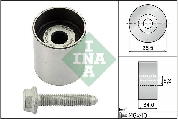 INA 532 0197 10 Rola ghidare/conducere, curea distributie