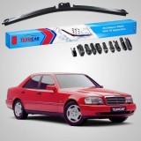 Cumpara ieftin Ștergătoare Mercedes-Benz Clasa C W202 1993-2000 | Set Față Flat &ndash; TeamCar&reg;