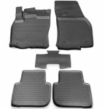 Covorase Cauciuc Premium Stil Tavita VW Tiguan 2 (2015-2024) Seintex, Negru Carbon, Fara Miros