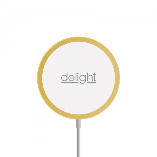 Delight - Platforma magnetica de incarcare fara fir &ndash; Type C - auriu