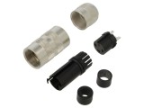 Conector M16 mamă, 3 pini, 7A, 250V, BINDER - Seria 423