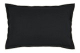 Perna Decorativa Helios 40x60cm, Culoare Negru, 100% Bumbac