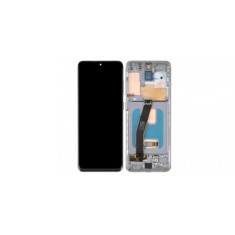 Display ecran cu Touchscreen si Rama pentru Samsung S20, G980F, OLED, Negru
