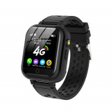 Cumpara ieftin Ceas Smartwatch Pentru Copii YQT-T16, Cartela SIM, Negru cu Functii de monitorizare, Camera, Apelare video, SOS, Perimetru siguranta, Comunicare bidir