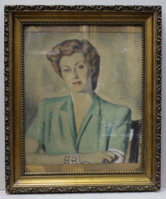 A. M. GHIKADELENI PORTRET DE FEMEIE foto
