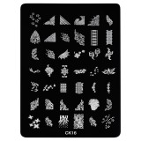 Cumpara ieftin Matrita Metalica Stampila Unghii LUXORISE, Fame Game CK16