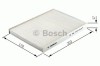 Filtru polen / aer habitaclu FORD KA (RU8) (2008 - 2016) BOSCH 1 987 432 106