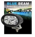Lampa LED Albastra 20W Tractor Ierbicidator 12-24V Proiector Auto Offroad ATV