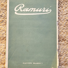 Ramuri - Revista literara anul al XXVI-lea, nr. 1, MAIU 1934