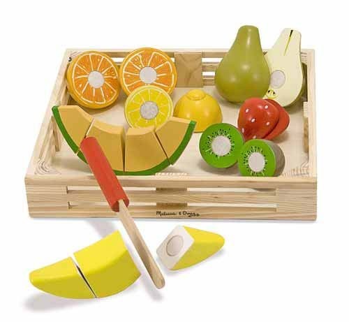 Set fructe lemn pentru taiat