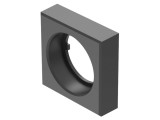 Cadru negru 24x24mm EAO - Calitate și Durabilitate