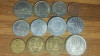 Romania -set 12 monede diferite: 1 leu 5 10 20 50 500 1000 5000 lei + 5 25 bani