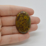 Cabochon jasp fruity 39x26x6mm c39