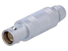 Conector circular 1S mufă tată/mamă 4 pini 10A
