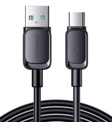 Cablu transfer date si incarcare Joyroom S-AC027A14 USB-A - USB-C PD20W 3A 1.2m, Negru foto