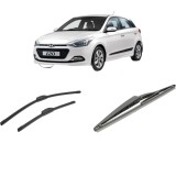 Cumpara ieftin Set 3 stergatoare HYUNDAI i20 II Coupe (GB) 2015-2021, parbriz si luneta, Bosch Twin-Aerotwin Retrofit