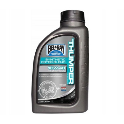 Ulei Bel-Ray Thmper, Sintetic Ester Blend 10w40, 4T, 1L Cod Produs: MX_NEW BR4521 foto