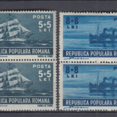 ROMANIA 1948 LP 239 MARINA PERECHE SERII MNH