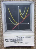 Teme pentru cercurile de matematica din licee vol.1- Gh.Rizescu, Eugenia Rizescu