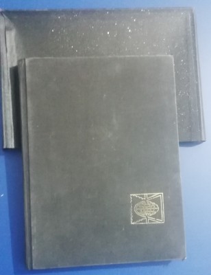 A13 10 Clasor foarte vechi - mixt - contine 345 timbre straine si 353 romanesti foto