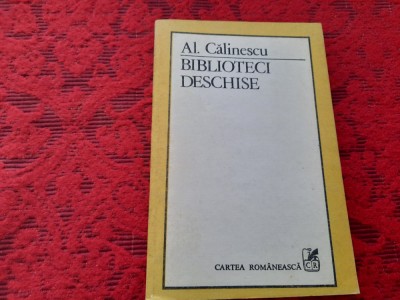 AL. CALINESCU - BIBLIOTECI DESCHISE RF14/2 foto