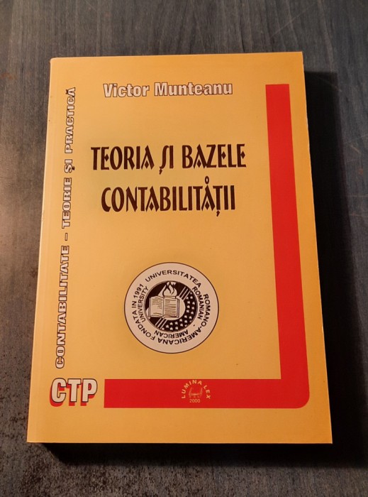 Teoria si bazele contabilitatii Victor Munteanu