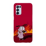 Husa compatibila cu Oppo A73, Viceversa, model Cuorage This is Fine, Silicon, TPU, Transparent, Carcasa