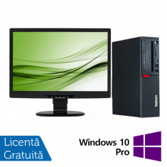 Pachet Calculator Refurbished LENOVO M720s SFF, Intel Core i5-8400 2.80GHz, 16GB DDR4, 480GB SSD + Monitor 22 Inch + Windows 10 Pro foto