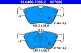 ATE 13.0460-7086.2 set placute frana,frana disc