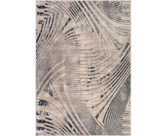 Covor Model Anny 33017-190, Marime 58 x 110 cm, Crem, Gri, Inaltime Fir 7 mm, Antialergic, Polipropilena, Living, Dormitor, Sufragerie, Birou